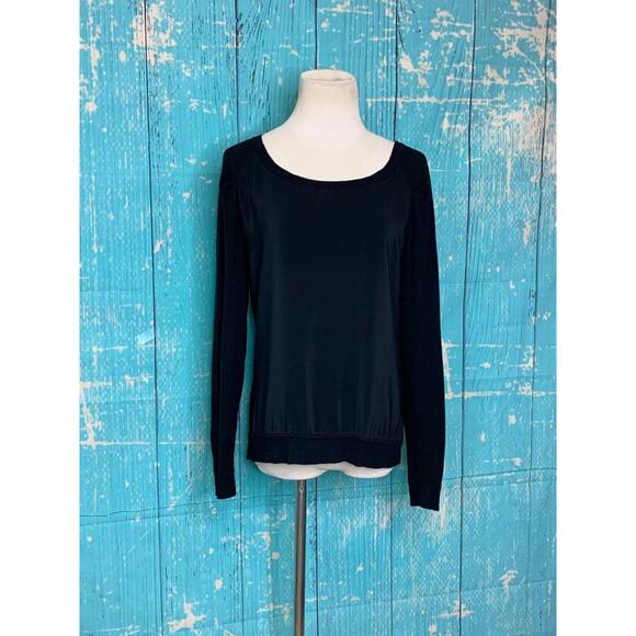 Jaye.e black long sleeves casual top size M - Picture 8 of 8